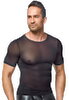 Netz-Shirt mit kurzem Arm