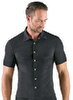 Hemd im schillernden Lurex-Look