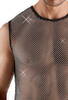 Netzshirt mit Glitzersteinen
