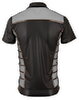 Shirt im Wetlook mit Netz-Einsätzen
