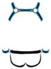 Harness plus Jock mit abnehmbaren Handfesseln