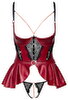 Hebe plus String, edler Mattlook im Mix mit Spitze