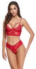 Bralette plus Riostring aus weicher roter Stretch-Spitze