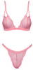 Dessous-Set aus Eyelash-Blütenspitze