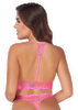 Dessous-Set aus pinkfarbener Spitze