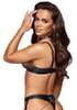 Dessous-Set im Mix aus Netz und Mattlook