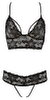 Bralette plus String ouvert