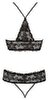Bralette plus String ouvert