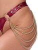 Ouvert-Set mit abnehmbaren Fesseln & Ketten