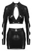 Minirock inklusive Crop-Top