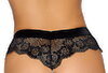 Panties aus Spitze mit Samtbund