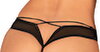 String „Roxelia“ aus transparentem Material, ouvert