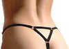Ouvert-String mit Schmuckringen