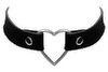 Halsband mit Metallherz