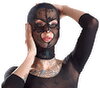 Kopfmaske aus weicher elastischer Spitze