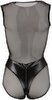 Body im trendigen Material-Mix