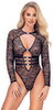 Body aus weicher Stretch-Spitze