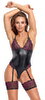 Straps-Body im Mattlook mit Spitze