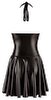 Minikleid „Immoral Exclusive“ im Powerwetlook mit Powernet und Lack-Details
