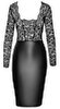 Kleid „Libido“ aus Spitze mit Rockteil im Powerwetlook