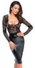 Kleid „Libido“ aus Spitze mit Rockteil im Powerwetlook