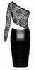 Kleid „Orgia“ im edlen Material-Mix