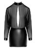 Minikleid „Orgia“ im stylischen Material-Mix