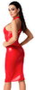 Kleid „Orgia“ im roten Powerwetlook