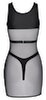 Netz-Minikleid inklusive Riostring