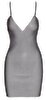 Netz-Minikleid mit Allover-Strassbesatz