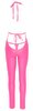 Overall plus Riostring, stylischer Mattlook in Hotpink