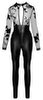 Overall „Libido Exclusive“ im Powerwetlook mit Stretchtüll-Oberteil