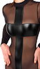 Ouvert-Overall in stylischer Transparenz