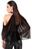 Transparent-Top „Orgia“ mit Halsband-Neckholder