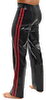 Latex-Hose mit ausgestelltem Bein