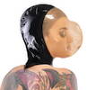 Vakuum-Kopfmaske aus Latex