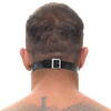 Latex-Knebelmaske mit Mundrohr
