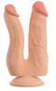Doppeldildo mit Saugfuß