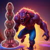 Dildo „Werewolf Willie“ mit Saugfuß