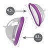 Vagina-Saugschale „Rechargeable Pump Kit“ mit 2 verschieden großen Saugschalen