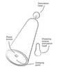 Minivibrator „Pop“ inklusive Kugel- und Zungen-Aufsatz aus Silikon