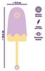 Auflegevibrator „Vibrating Popsicle“ mit 10 Vibrationsmodi