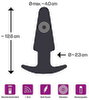 Analplug mit Vibration