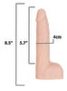 Stoßdildo mit Fernbedienung