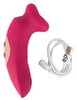 Auflegevibrator „Oral Fun“ mit Saug-Mund & Vibro-Zunge