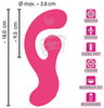 Rabbitvibrator „G-Spot“ mit rotierendem Klitoris-Stimulator