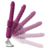 Stoßvibrator „Thrusting & Rotating Fucking Machine“ mit abnehmbarem Saugfuß