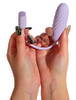 Vibro-Ei „Plume“ mit flexiblem Vibro-Bürstchen