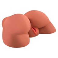 Masturbator "Perfect Ass Masturbator", mit 2 Lustöffnungen, innen mit Stimulationsrillen