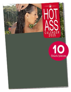 Pin-up Kalender „Hot Ass 2024“ im 10er-Pack